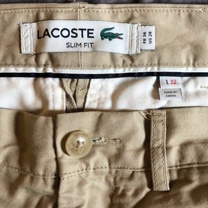 Lacoste Khaki Dress Pants
